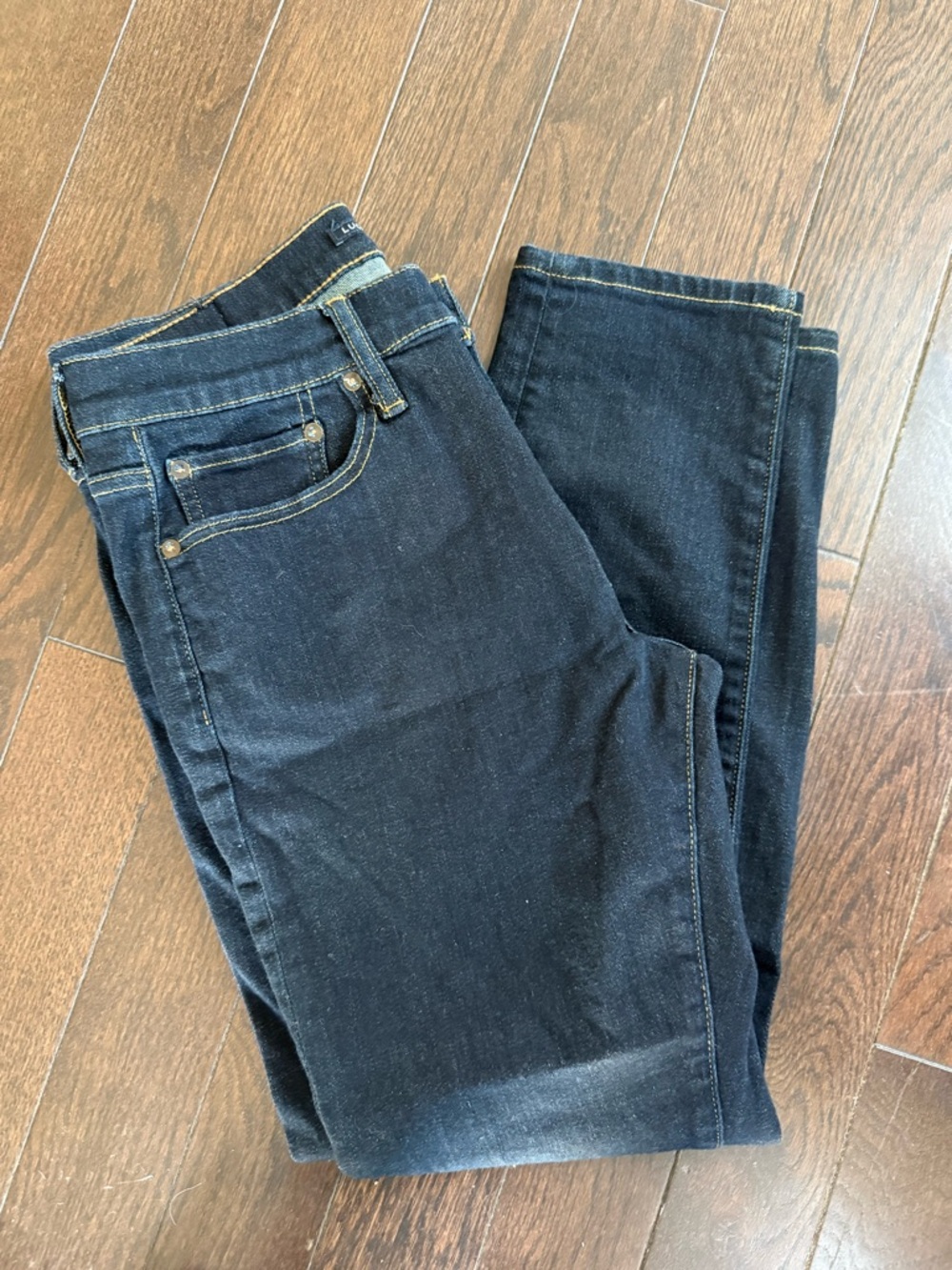 Lucky Brand Men's Dark Wash Straight Jeans - Picture 4 of 8